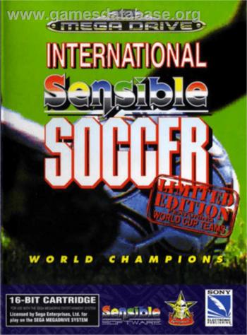 Cover Sensible Soccer - International Edition for Genesis - Mega Drive